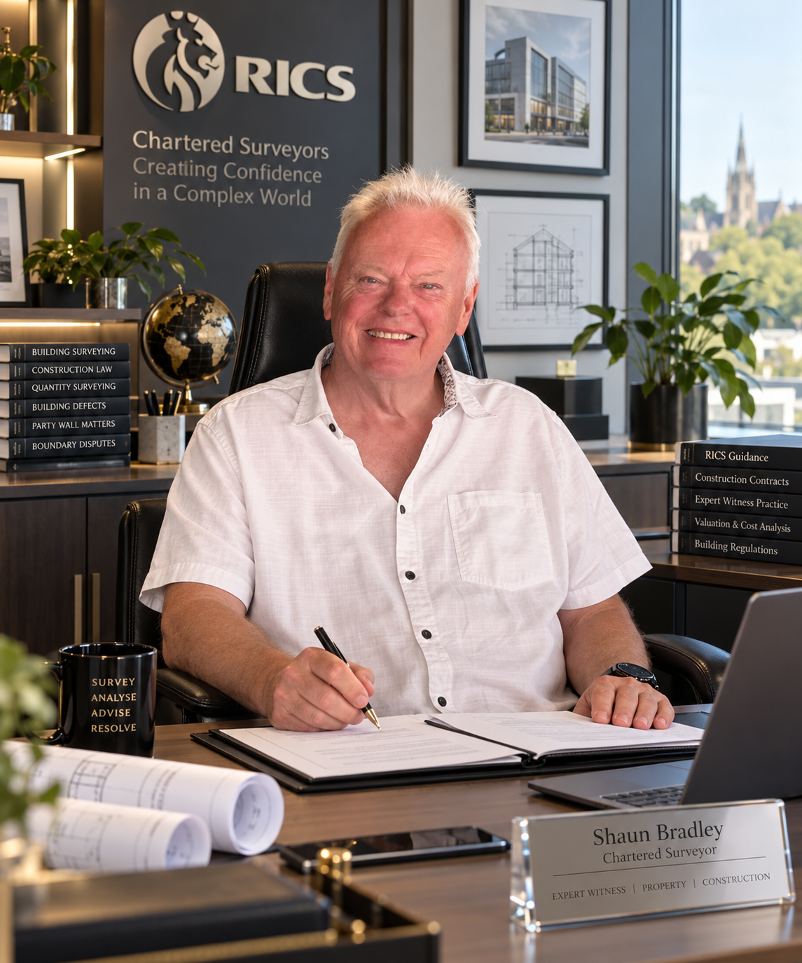 Shaun Bradley – RICS Accredited Expert Witness, Chartered Building Surveyor & Quantity Surveyor